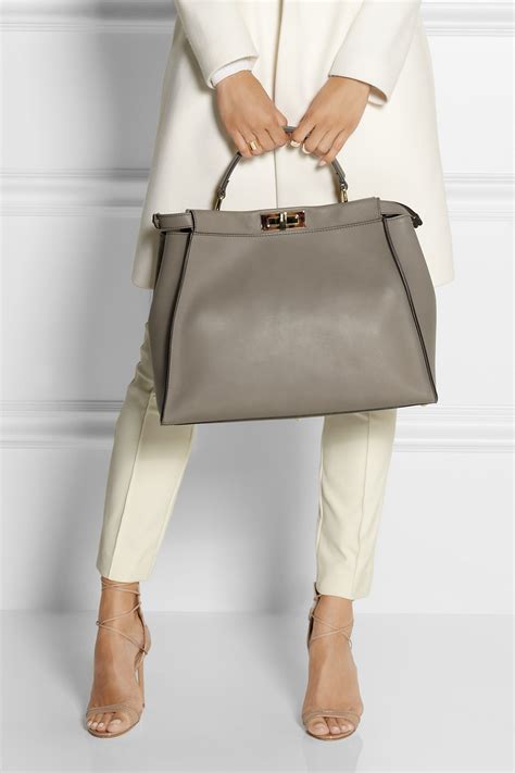 fendi peekaboo piccola|fendi peekaboo medium leather tote.